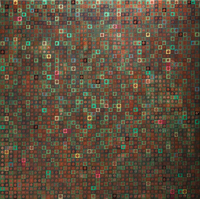 UN BOSCO DI GENTE - a Paintings by jennifer gandossi